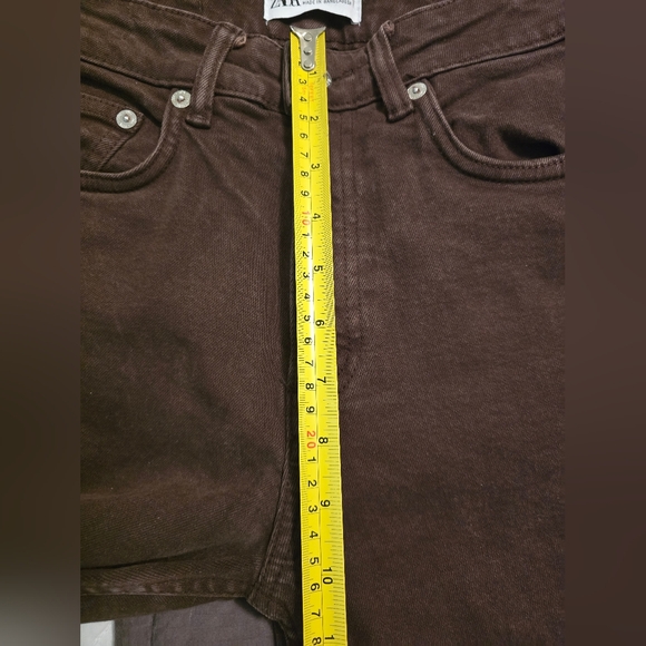 🤩Host Pick❤️ZARA 90s Split Hem Jeans Women's Size 2 - Picture 9 of 11